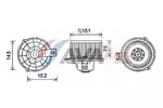 Silnik elektryczny, dmuchawa wewnętrzna AVA CLEVER CHOICE KA8234