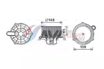Silnik elektryczny, dmuchawa wewnętrzna AVA CLEVER CHOICE KA8240