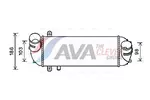 Chłodnica powietrza doładowującego - intercooler AVA CLEVER CHOICE KAA4212