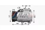 Chłodnica oleju automatycznej przekładni AVA CLEVER CHOICE HY3484