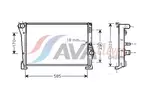 Chłodnica wody AVA CLEVER CHOICE LCA2088