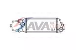 Chłodnica powietrza doładowującego - intercooler AVA CLEVER CHOICE LC4100
