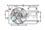 Wentylator chłodnicy silnika AVA CLEVER CHOICE MC7506