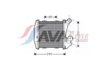 Chłodnica powietrza doładowującego - intercooler AVA CLEVER CHOICE MCA4004