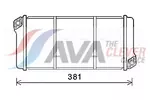 Wymiennik ciepła. ogrzewanie wnętrza AVA QUALITY COOLING MN6080