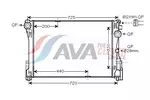 Chłodnica wody AVA CLEVER CHOICE MS2693