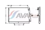 Chłodnica klimatyzacji - skraplacz AVA CLEVER CHOICE MS5161