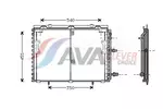Chłodnica klimatyzacji - skraplacz AVA CLEVER CHOICE MS5221