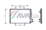 Chłodnica klimatyzacji - skraplacz AVA CLEVER CHOICE MS5232