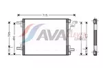 Chłodnica klimatyzacji - skraplacz AVA CLEVER CHOICE MS5270