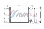 Chłodnica klimatyzacji - skraplacz AVA CLEVER CHOICE MS5377