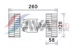 Silnik elektryczny, dmuchawa wewnętrzna AVA CLEVER CHOICE MS8645