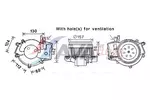 Silnik elektryczny, dmuchawa wewnętrzna AVA CLEVER CHOICE MS8657