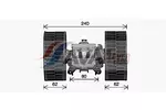 Wentylator chłodnicy silnika AVA COOLING SYSTEMS FD7527