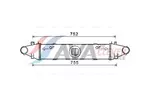 Chłodnica powietrza doładowującego - intercooler AVA CLEVER CHOICE MSA4556