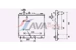 Chłodnica wody AVA CLEVER CHOICE MT2264