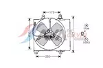 Wentylator chłodnicy silnika AVA CLEVER CHOICE MZ7501