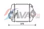 Chłodnica powietrza doładowującego - intercooler AVA CLEVER CHOICE MZA4275