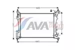 Chłodnica wody AVA CLEVER CHOICE OL2574