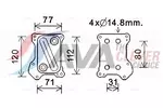 Chłodnica oleju silnikowego AVA CLEVER CHOICE OL3686
