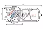 Wentylator chłodnicy silnika AVA CLEVER CHOICE OL7537