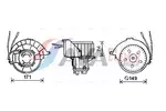 Silnik elektryczny, dmuchawa wewnętrzna AVA CLEVER CHOICE OL8628