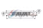 Chłodnica powietrza doładowującego - intercooler AVA CLEVER CHOICE OLA4420