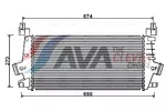 Chłodnica powietrza doładowującego - intercooler AVA CLEVER CHOICE OLA4548