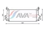 Chłodnica powietrza doładowującego - intercooler AVA CLEVER CHOICE OLA4640