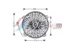 Wentylator chłodnicy silnika AVA CLEVER CHOICE PE7535