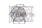 Wentylator chłodnicy silnika AVA CLEVER CHOICE PE7539