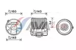 Silnik elektryczny, dmuchawa wewnętrzna AVA CLEVER CHOICE PE8372