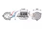 Silnik elektryczny, dmuchawa wewnętrzna AVA CLEVER CHOICE PE8375