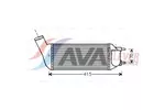 Chłodnica powietrza doładowującego - intercooler AVA CLEVER CHOICE PEA4341