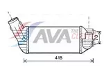 Chłodnica powietrza doładowującego - intercooler AVA CLEVER CHOICE PEA4360