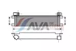 Chłodnica oleju silnikowego AVA CLEVER CHOICE RT3289