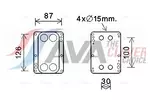 Chłodnica oleju silnikowego AVA CLEVER CHOICE RT3631