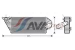 Chłodnica powietrza doładowującego - intercooler AVA CLEVER CHOICE RT4298