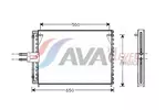 Chłodnica klimatyzacji - skraplacz AVA CLEVER CHOICE RT5189
