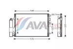 Chłodnica klimatyzacji - skraplacz AVA CLEVER CHOICE RT5376D