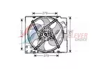 Wentylator chłodnicy silnika AVA CLEVER CHOICE RT7525