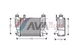 Chłodnica powietrza doładowującego - intercooler AVA CLEVER CHOICE RTA4338