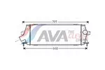 Chłodnica powietrza doładowującego - intercooler AVA CLEVER CHOICE RTA4456
