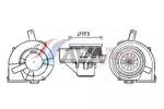 Silnik elektryczny, dmuchawa wewnętrzna AVA CLEVER CHOICE ST8047
