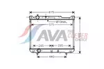 Chłodnica wody AVA CLEVER CHOICE OL2073