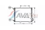 Chłodnica wody AVA CLEVER CHOICE OL2152