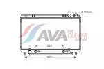 Chłodnica wody AVA CLEVER CHOICE TO2338