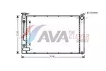 Chłodnica wody AVA CLEVER CHOICE TO2343
