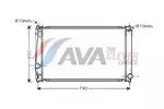 Chłodnica klimatyzacji - skraplacz AVA CLEVER CHOICE SB5032