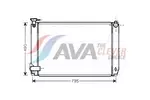 Chłodnica wody AVA CLEVER CHOICE TO2463